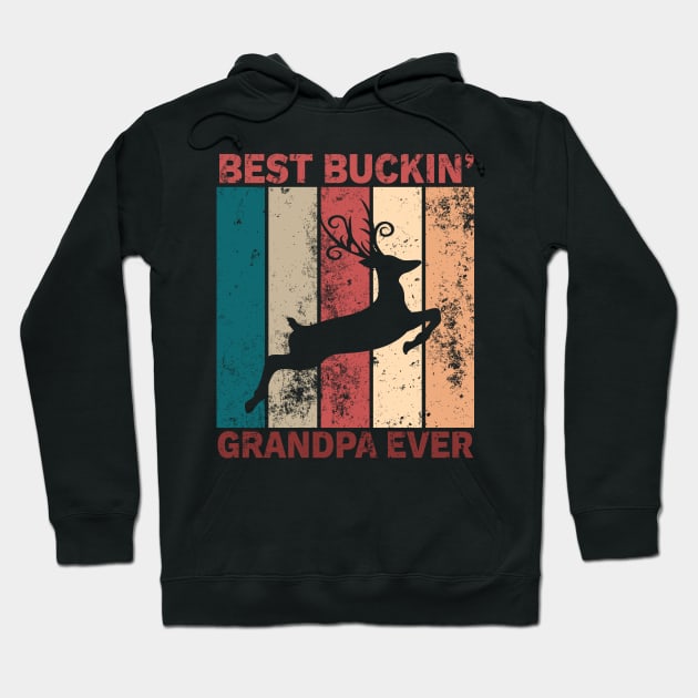 'Best Buckin' Grandpa Ever' Awesome Hunting Gift Hoodie by ourwackyhome